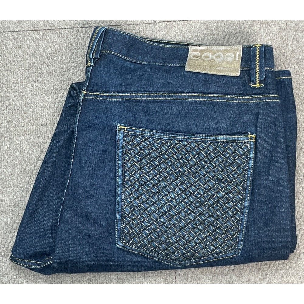 Coogi Authentic Australia Vtg Men's‎ Embroidered Denim Jeans 42x35 - Picture 16 of 16